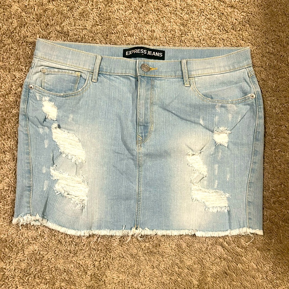 Express Jean Skirt